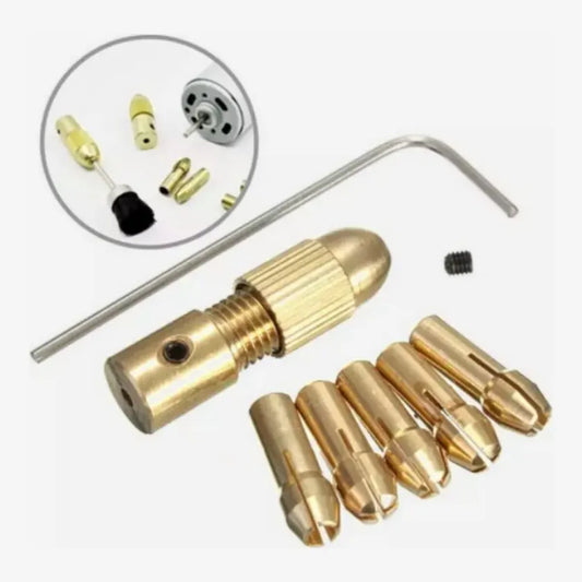 طقم كوليت صغير بالماتور - mini collet set & motor